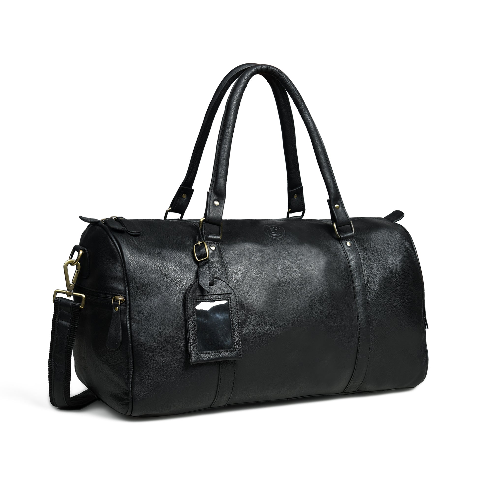 The Voyager Leather Travel Duffel Bag